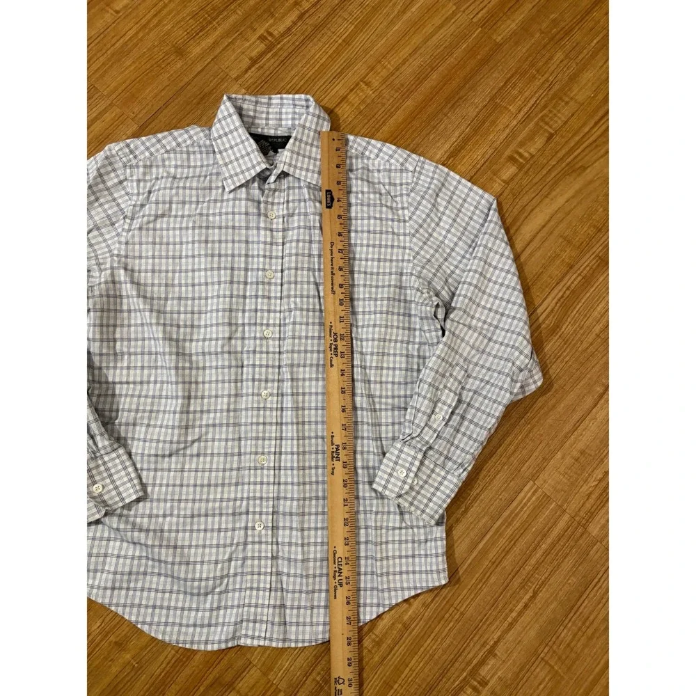 Banana Republic Button Up Shirt Classic Long Sleeve Plaid‎ Mens Size Medium